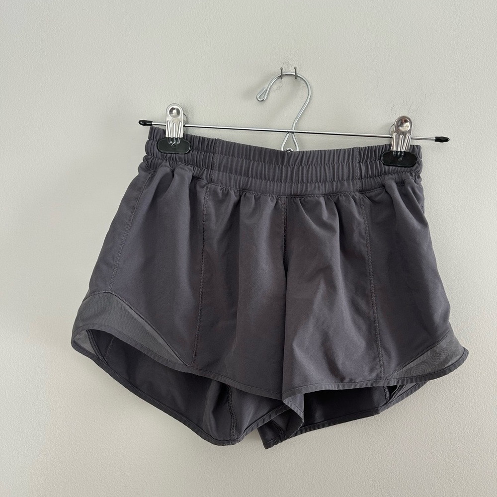 Lululemon 4 tall grey Athletic Shorts